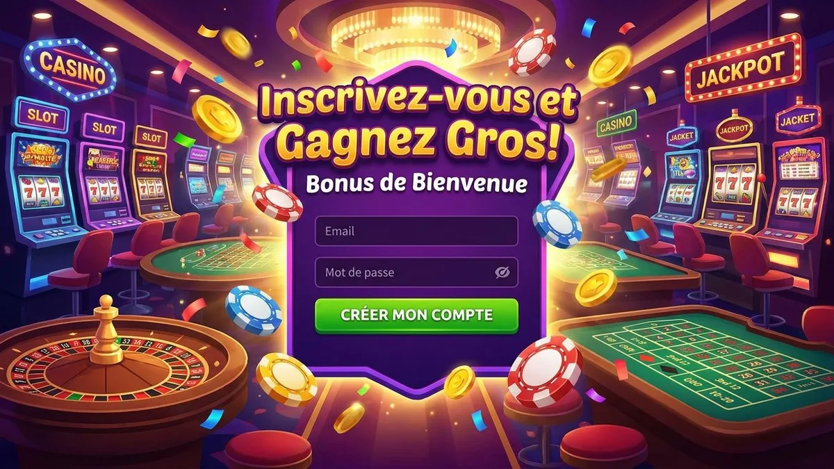 Inscription avec bonus